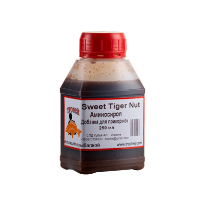 Аміносироп "Sweet tiger nut" 300мл від Трофей риболовля Аміносироп "Sweet tiger nut" 300мл прикормка приманка