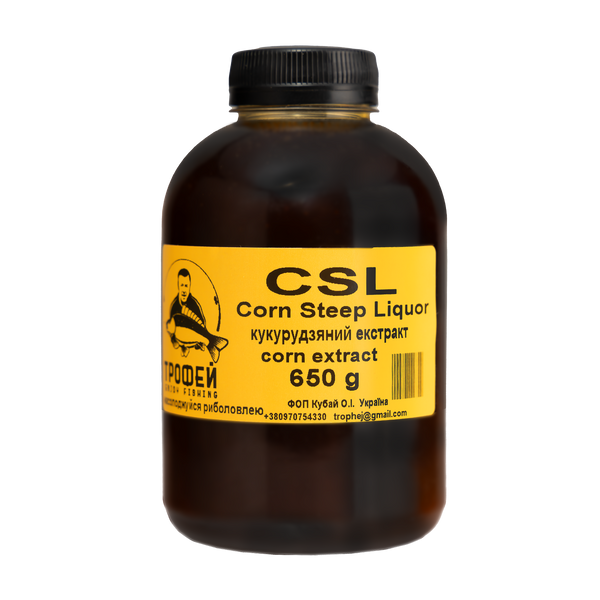 CSL-Corn Steep-Liguor 650 гр. від Трофей риболовля CSL-Corn Steep-Liguor 650 гр. прикормка приманка