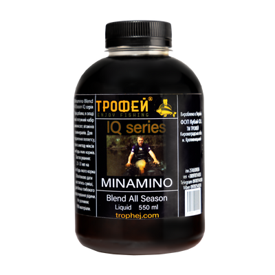 Minamino Blend All Season IQ серія 550 ml від Трофей риболовля Minamino Blend All Season IQ серія 550 ml прикормка приманка